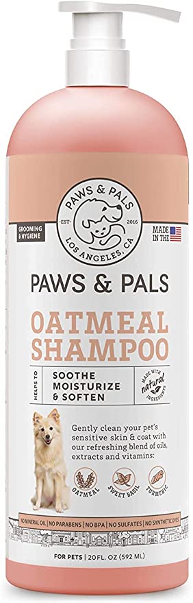 Paws & Pals Oatmeal Dog Shampoo bottle
