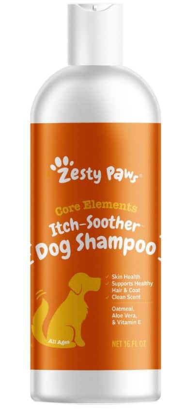 Zesty Paws Itch Soother Dog Shampoo bottle