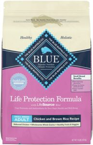 Blue buffalo small breed is a good option for the best dog food for coton de tulear